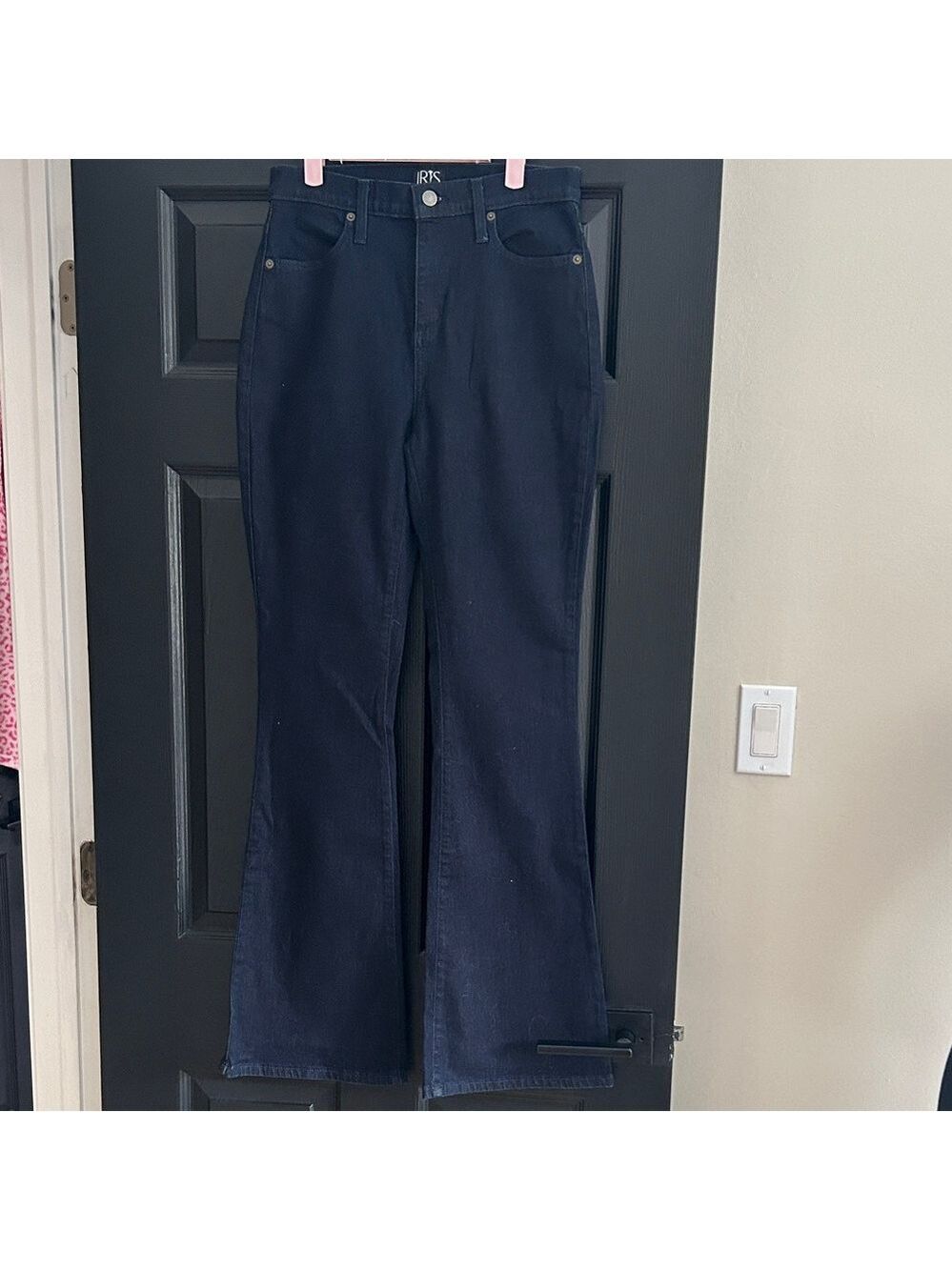 Iris Dark Indigo Women's Flare curvy Jeans